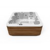 SPA Aqualife 5 (Blanco / Mueble Nogal)