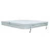Tapa Spa 218x218x13/9 cm Gris Bicolor